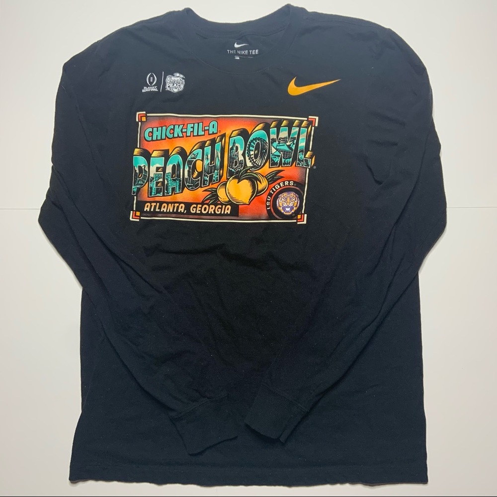 Nike Peach Bowl LSU Tigers Graphic Long Sleeve Tee